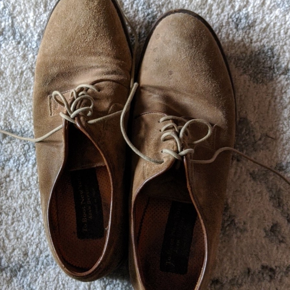 Mens suede loafers